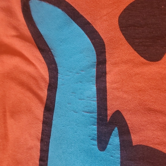 Preloved Fred Flintstone AOP t shirt - Picture 5 of 6